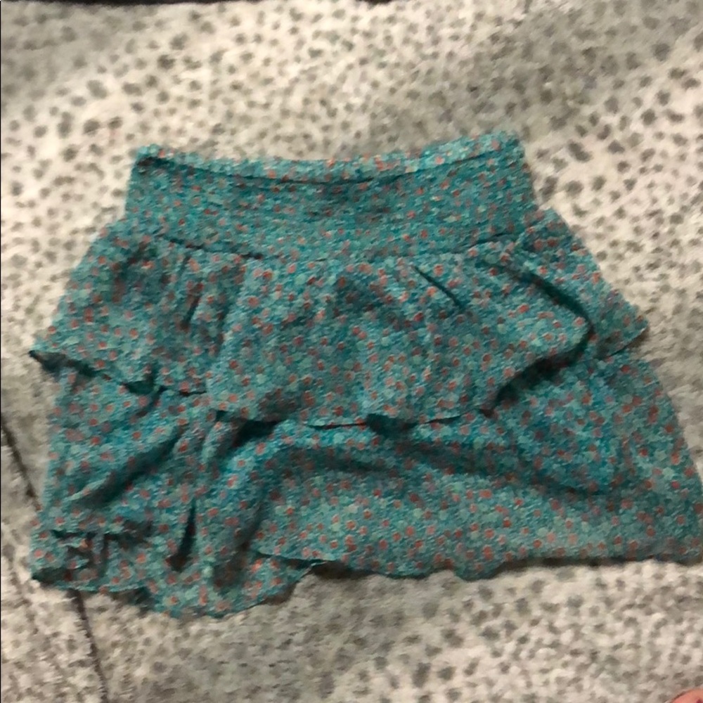 American eagle blue short skirt